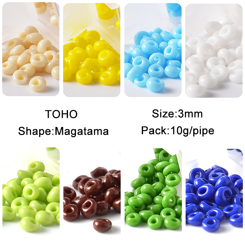 Embroidery Glass Beads - 3mm Japan TOHO Beads Magatama Shape