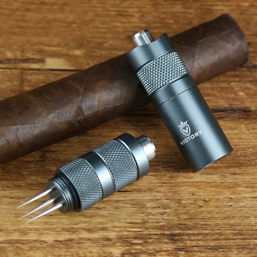 Punch Needle Handle - 4 IN 1 Cigar Needle Puncher