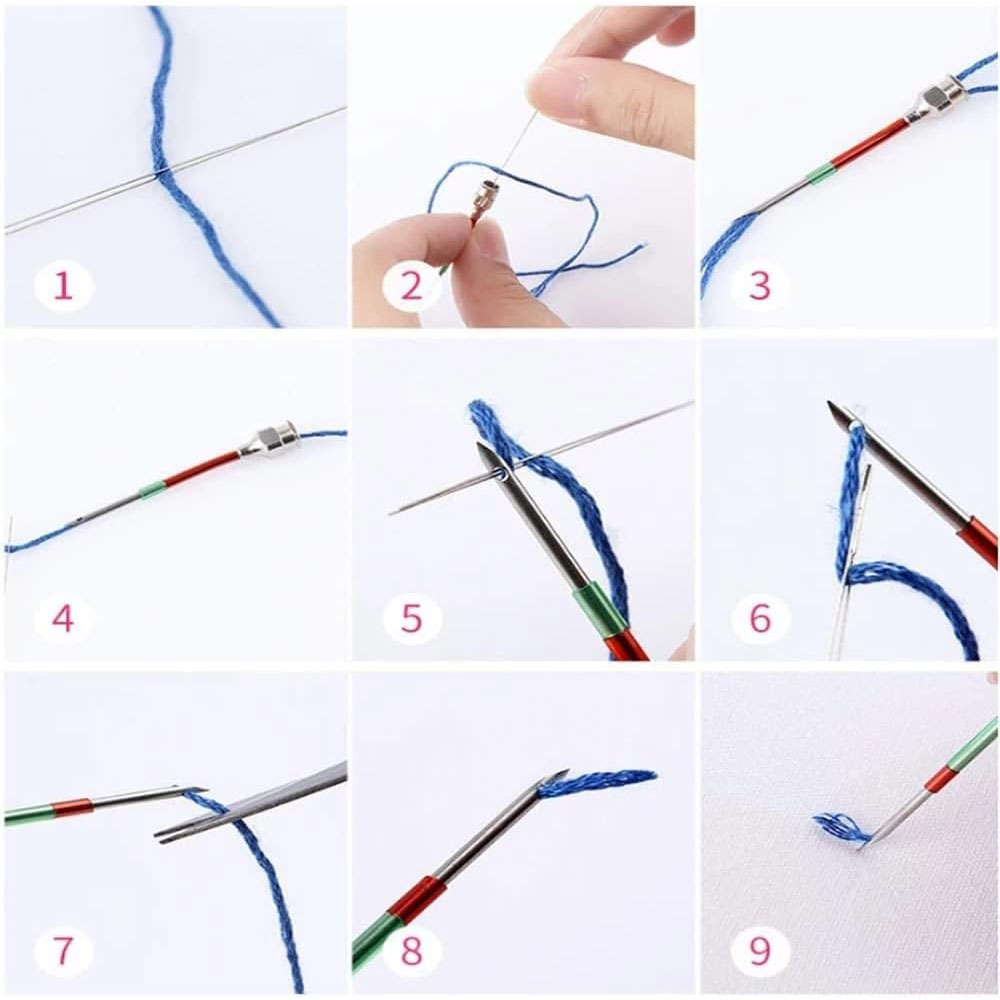 1set Punch Needle Tool Kit Emb - Punch Needle Handle recension och pris