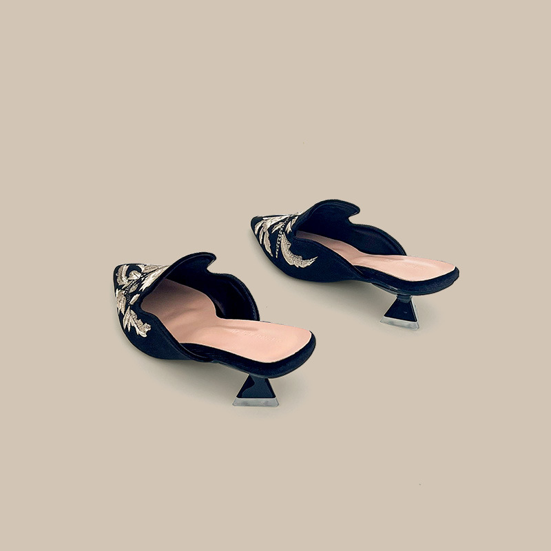 Embroidery Velour Women Shoes  - Embroidery Design Free recension och pris