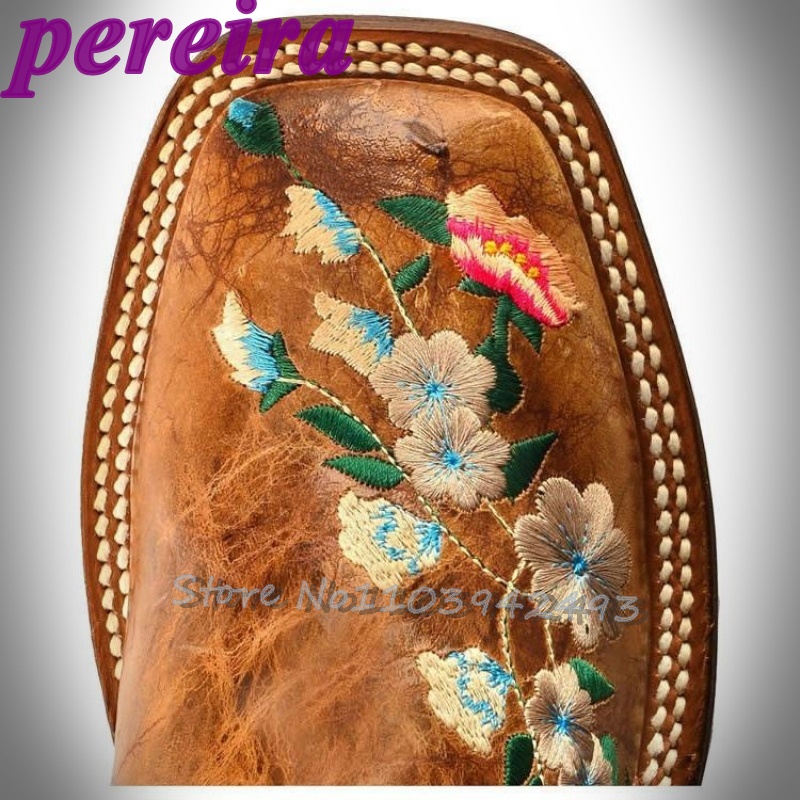 Embroidered Flower Boots Rose  - Embroidery Garden recension och pris