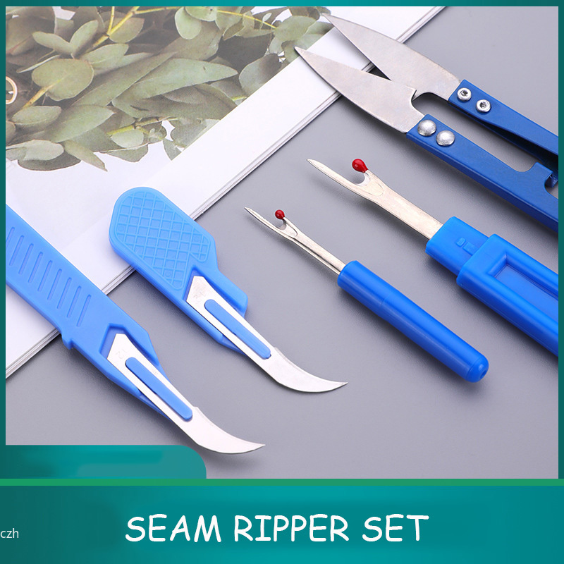 5Pcs Blue Sewing Ripper Kit wi - Embroidery Threads recension och pris