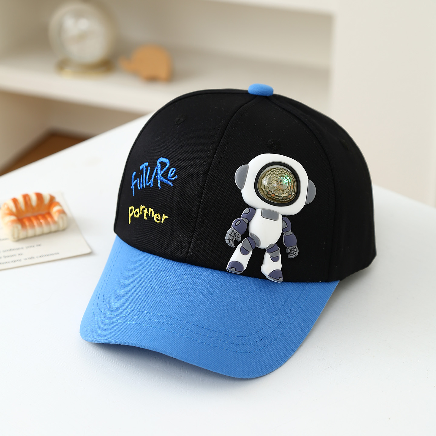 Children's Soft Rubber Robot D - Embroidery Letter recension och pris
