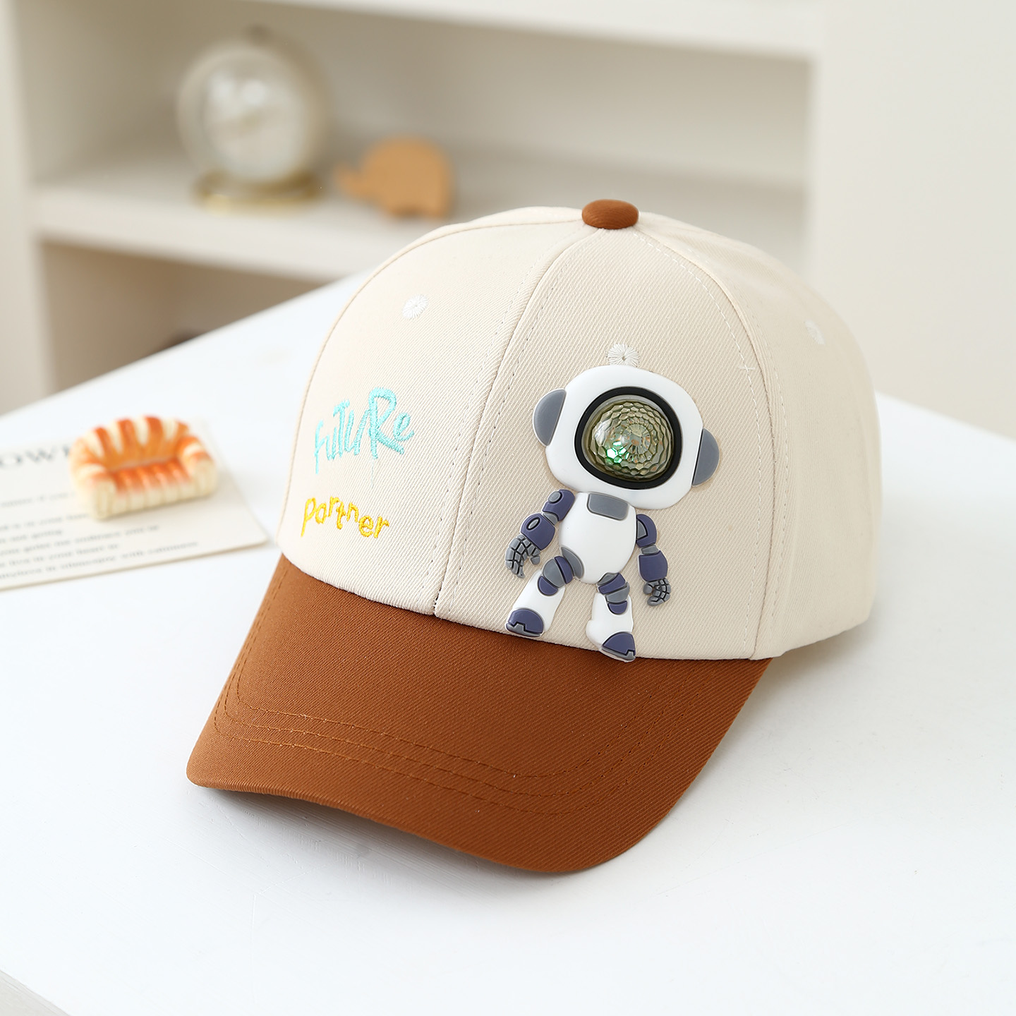 Children's Soft Rubber Robot D - Embroidery Letter recension och pris