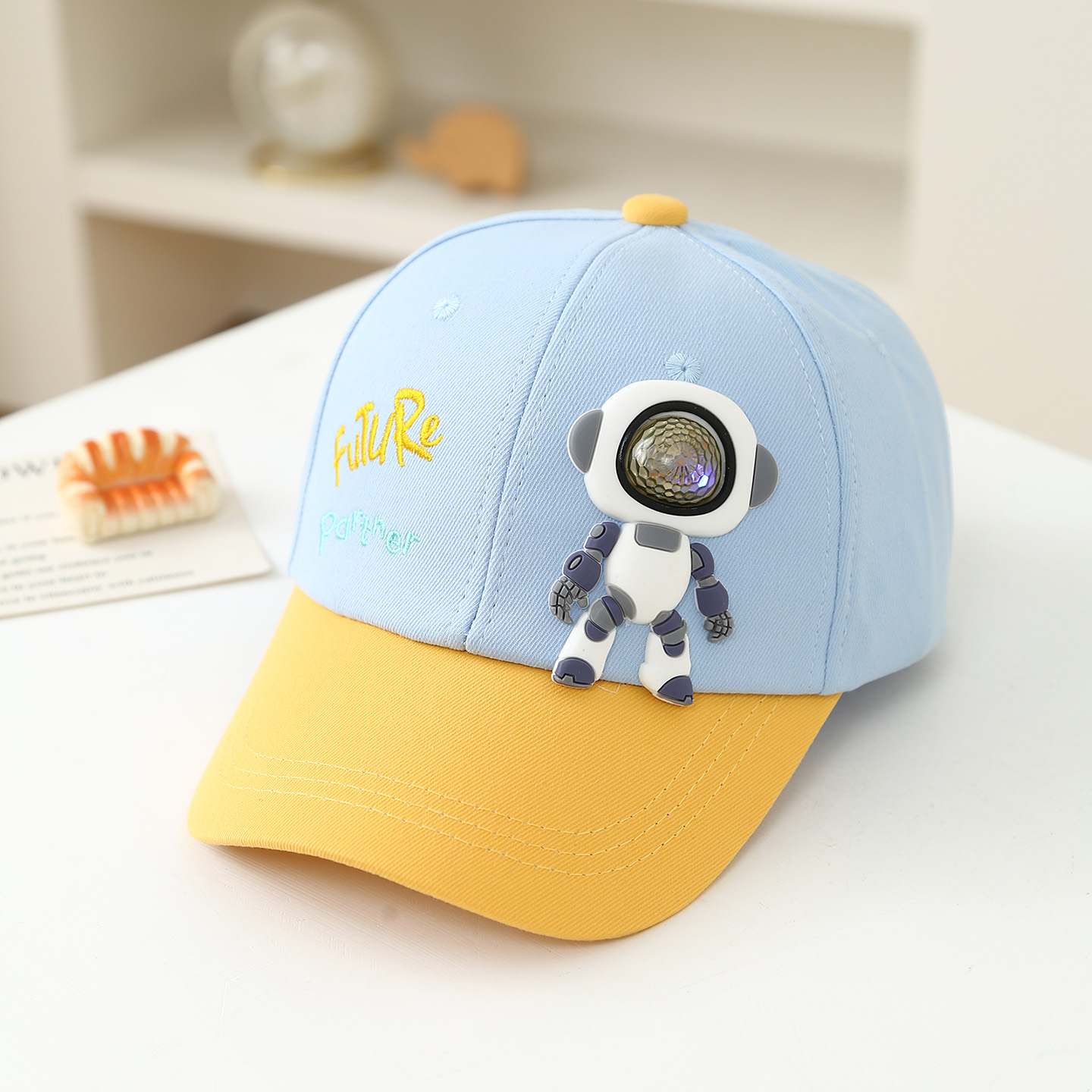 Children's Soft Rubber Robot D - Embroidery Letter recension och pris