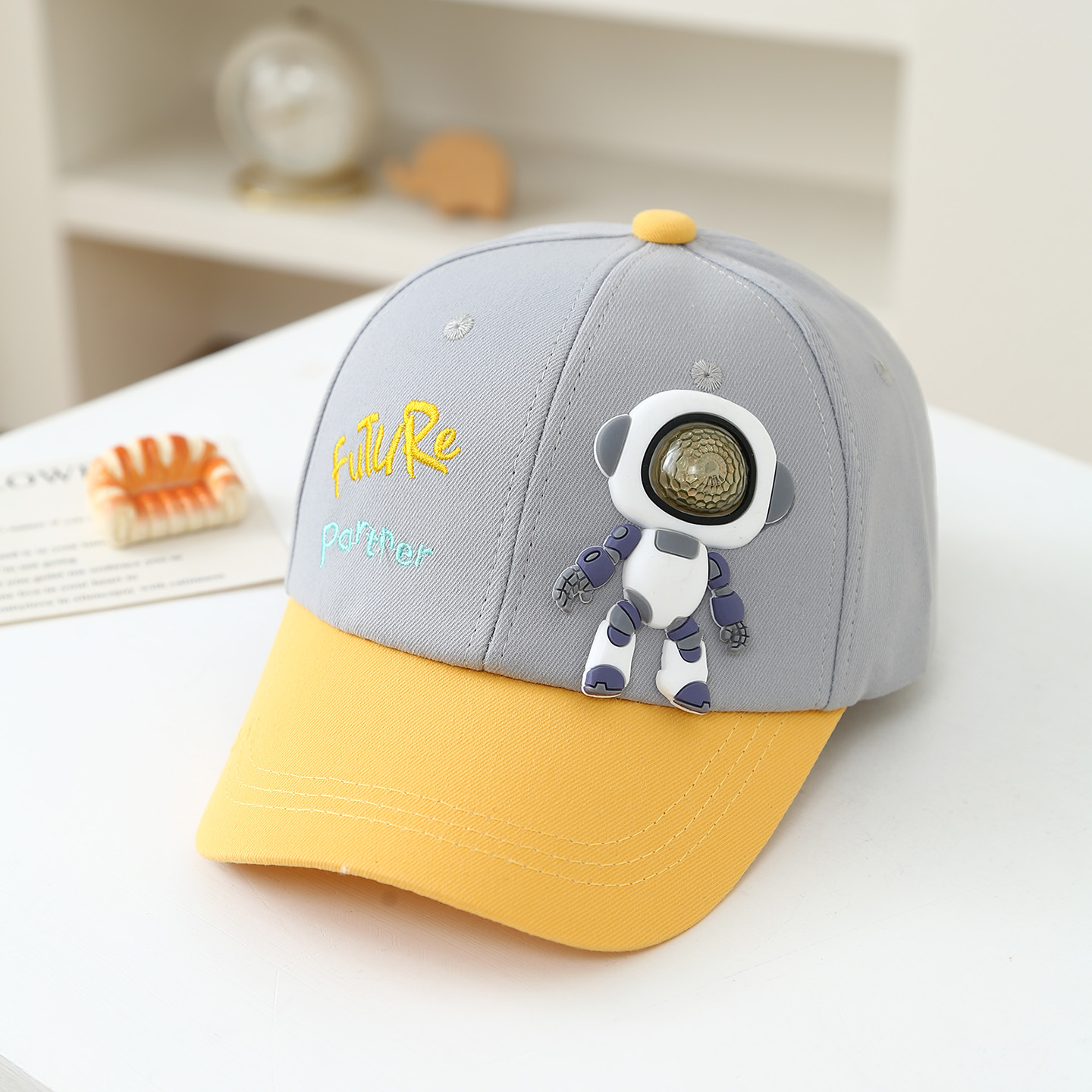 Children's Soft Rubber Robot D - Embroidery Letter recension och pris