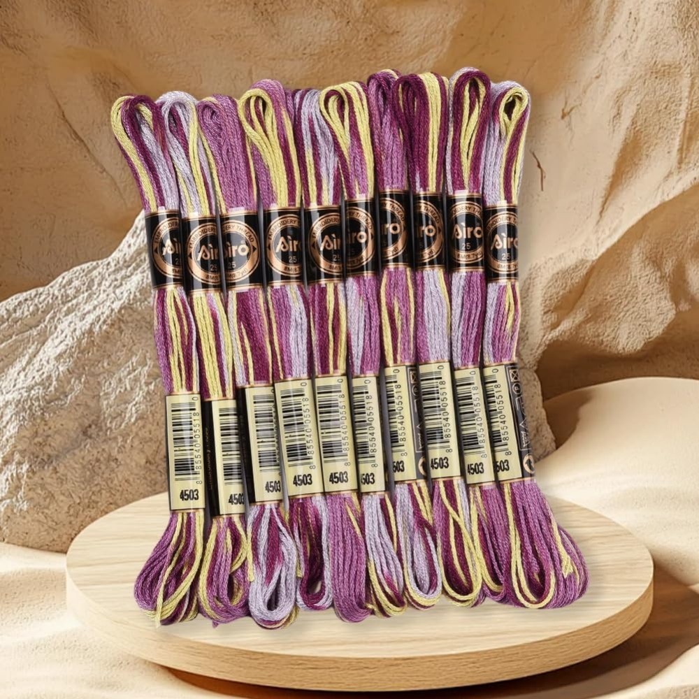 6 Strands Purple Variegated Em - Embroidery Threads recension och pris