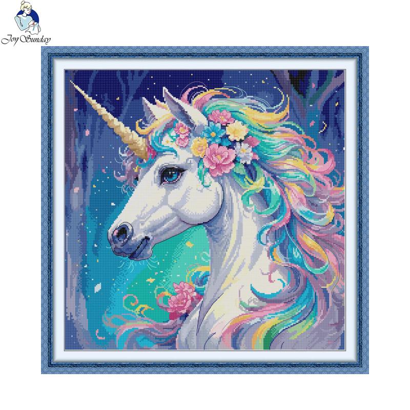 Joy Sunday Animal Pattern Cros - Embroidery Unicorn recension och pris