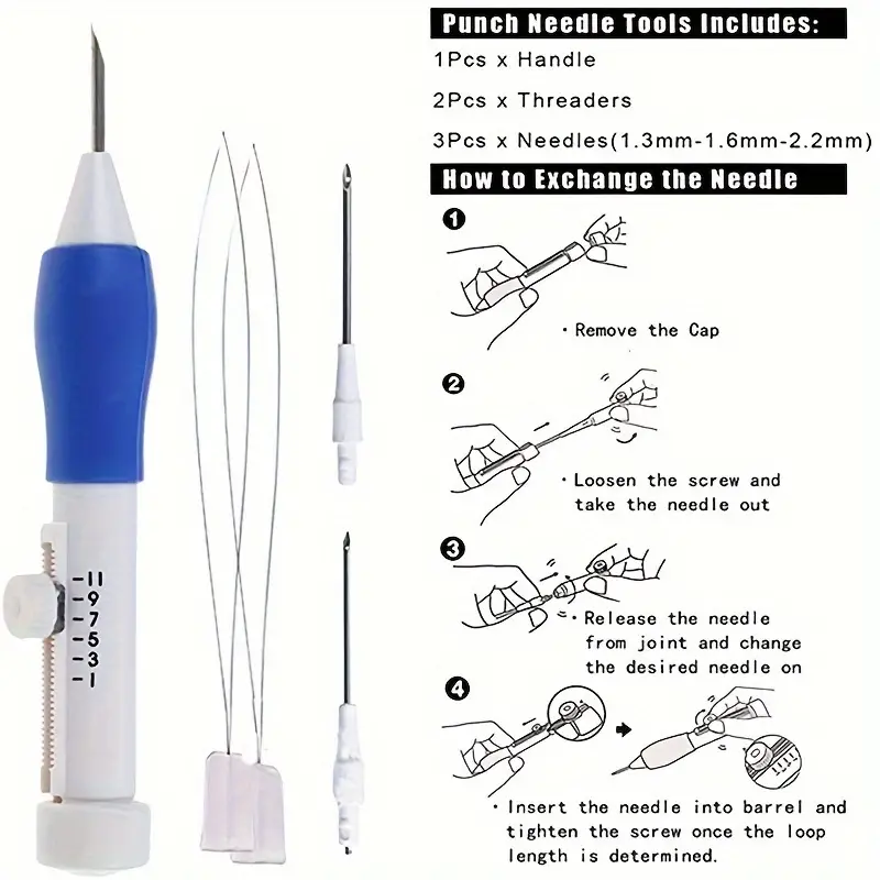 Embroidery Kit For Beginners A - Punch Needle Handle recension och pris