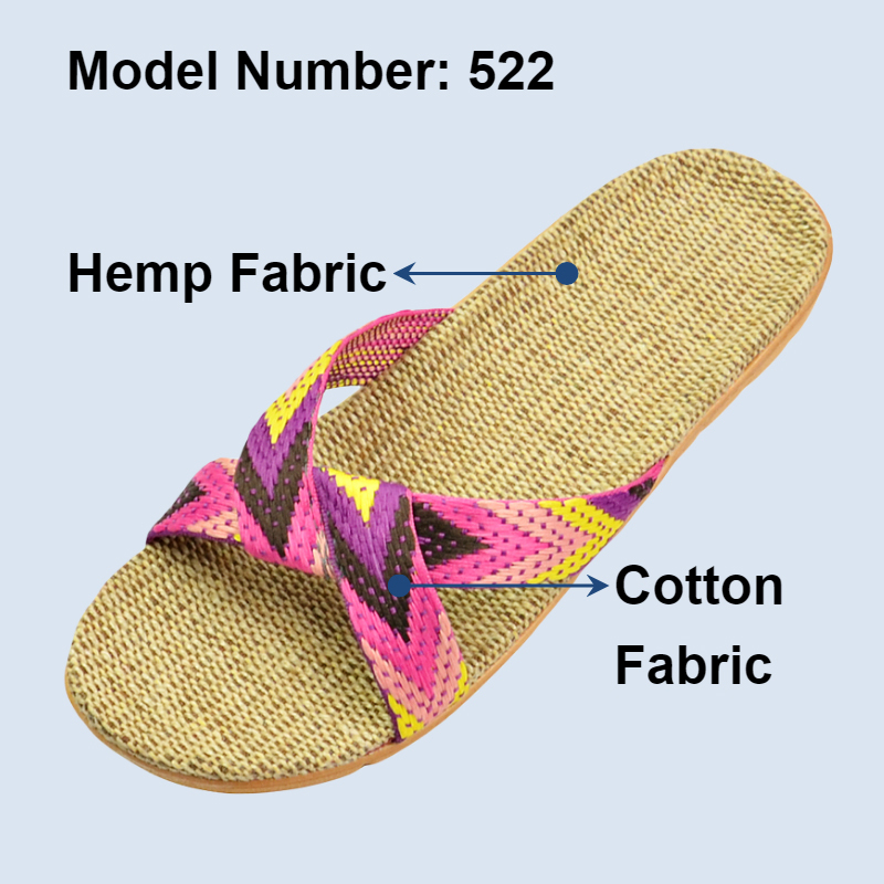 Natural linen slippers summer  - Linen Fabric Natural recension och pris