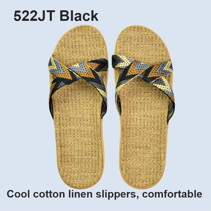 Natural linen slippers summer  - Linen Fabric Natural recension och pris