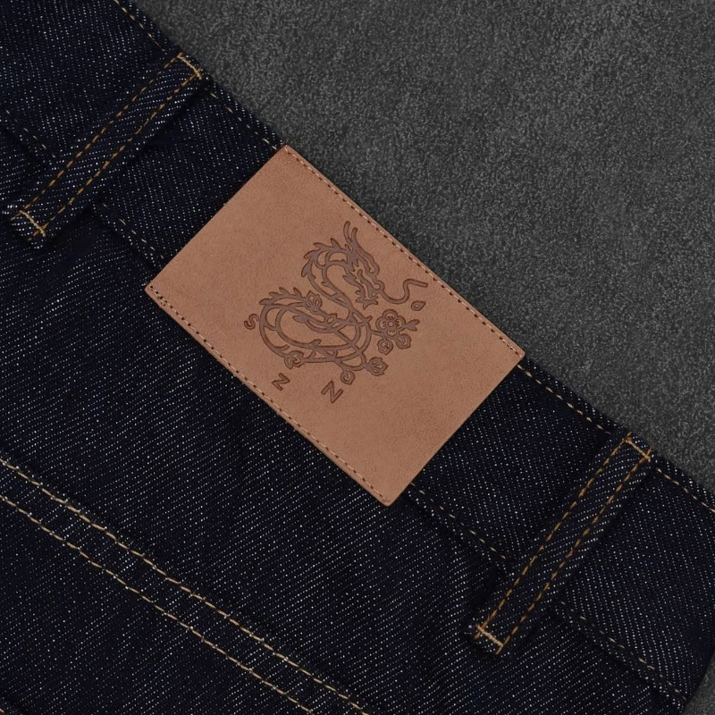 Mens Jeans Harajuku Y2K Retro  - Embroidery Font Free recension och pris