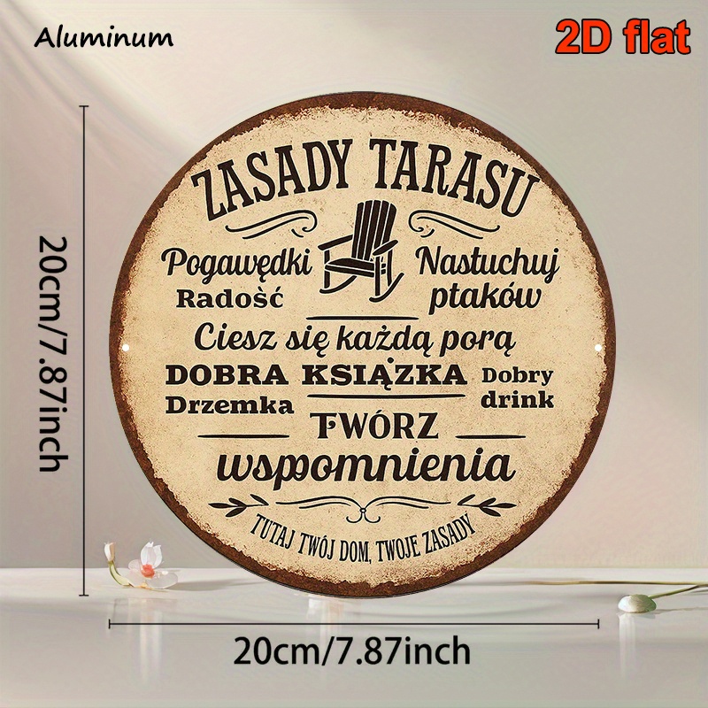 2D Flat, 20.32x20.32 cm Round  - Embroidery Garden recension och pris