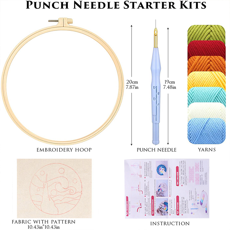 Punch Needle Embroidery Kit fo - Punch Needle Handle recension och pris