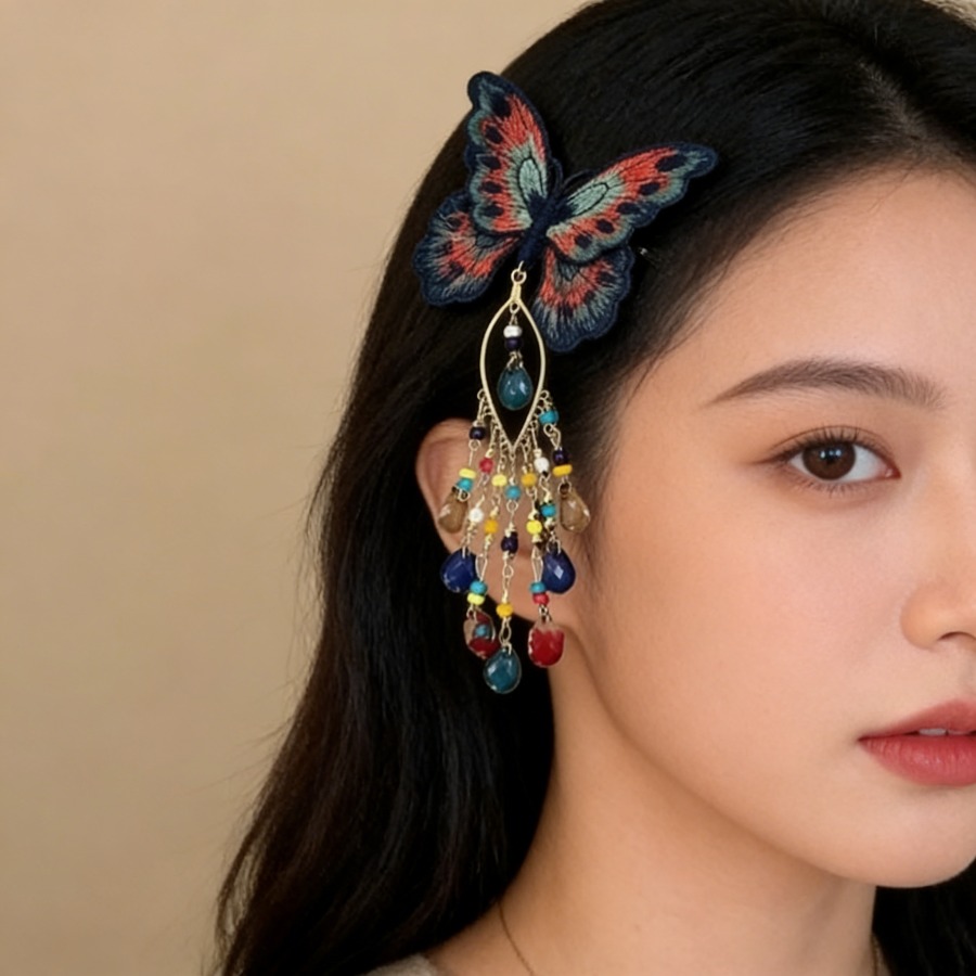 New Chinese Style Knitting But - Embroidery Glass Beads recension och pris
