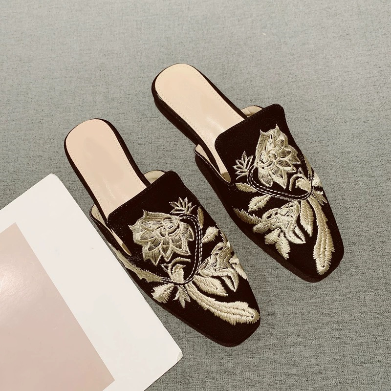 2026 New Womens Shoe Retro Emb - Embroidery Design Free recension och pris