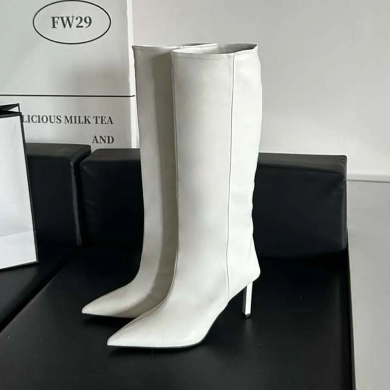 Luxury Women Long Boots Fashio - Embroidery Design Free recension och pris