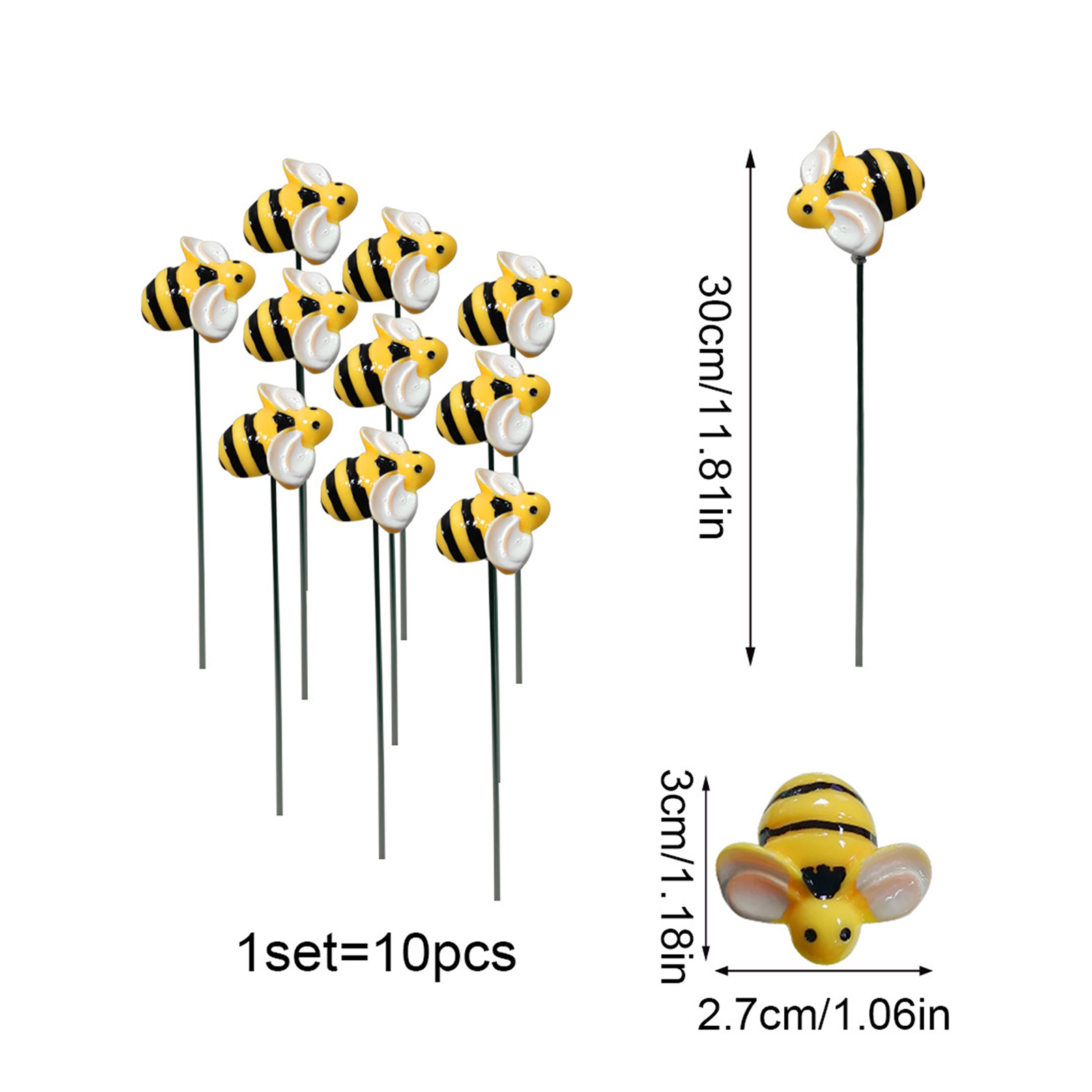 10pcs Ladybugs Design Outdoor  - Embroidery Garden recension och pris