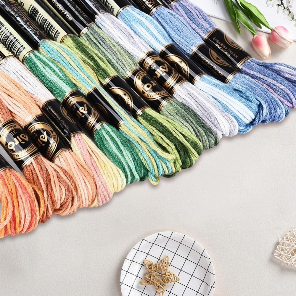 12 Skeins 105 Yards Cross Stit - Embroidery Threads recension och pris