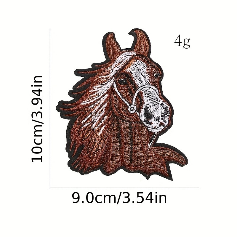 Horse Head Adhesive Embroidery - Embroidery Unicorn recension och pris