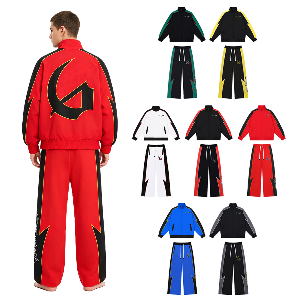 Y2k Streetwear Men's Sets Two  - Embroidery Letter recension och pris