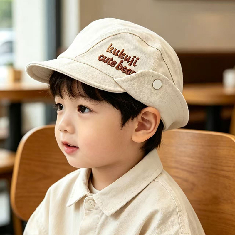 2026 Autumn Baby Earflap Hat C - Embroidery Letter recension och pris