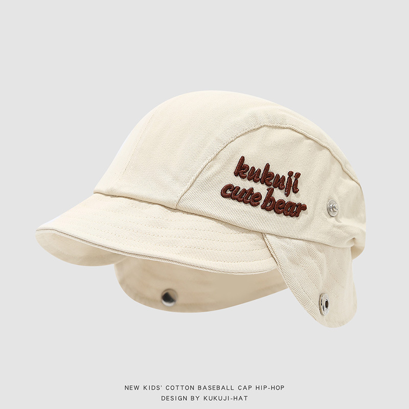 2026 Autumn Baby Earflap Hat C - Embroidery Letter recension och pris