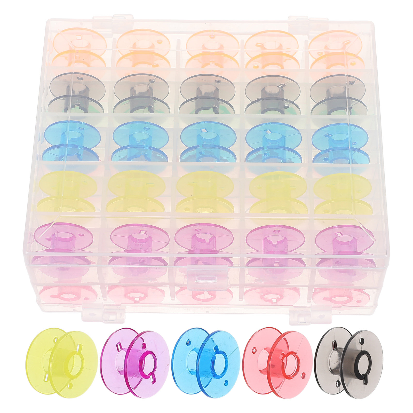 50Pcs Plastic Embroidery Bobbi - Embroidery Threads recension och pris