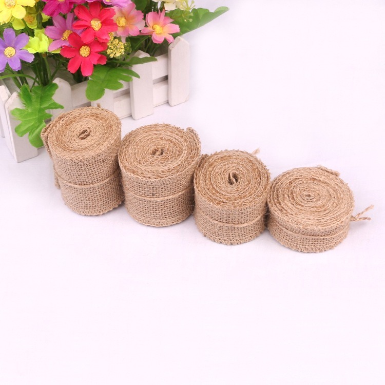 5-30CM Natural Jute Linen Fabr - Linen Fabric Natural recension och pris