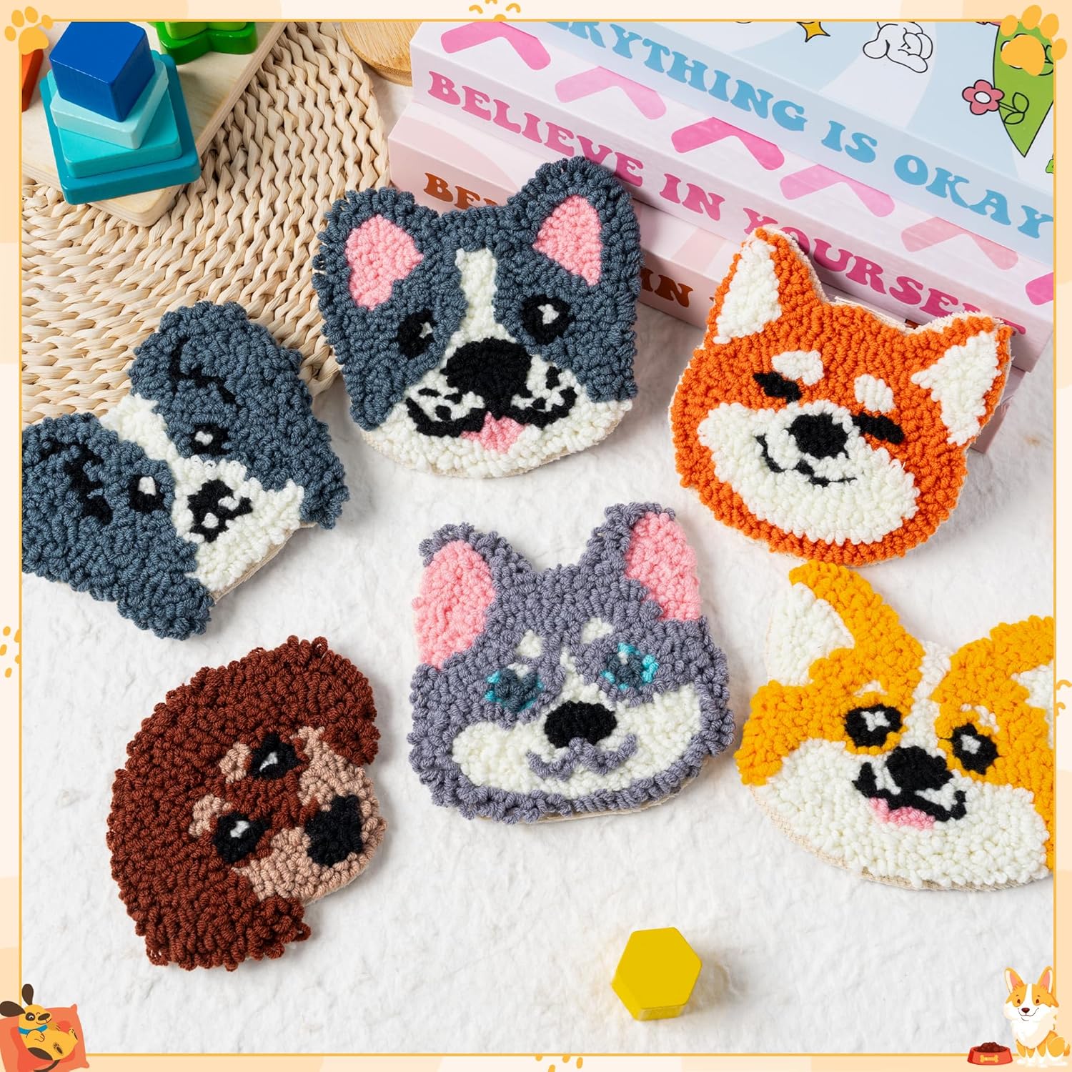 6pcs Cat Punch Needle Embroide - Punch Needle Handle recension och pris