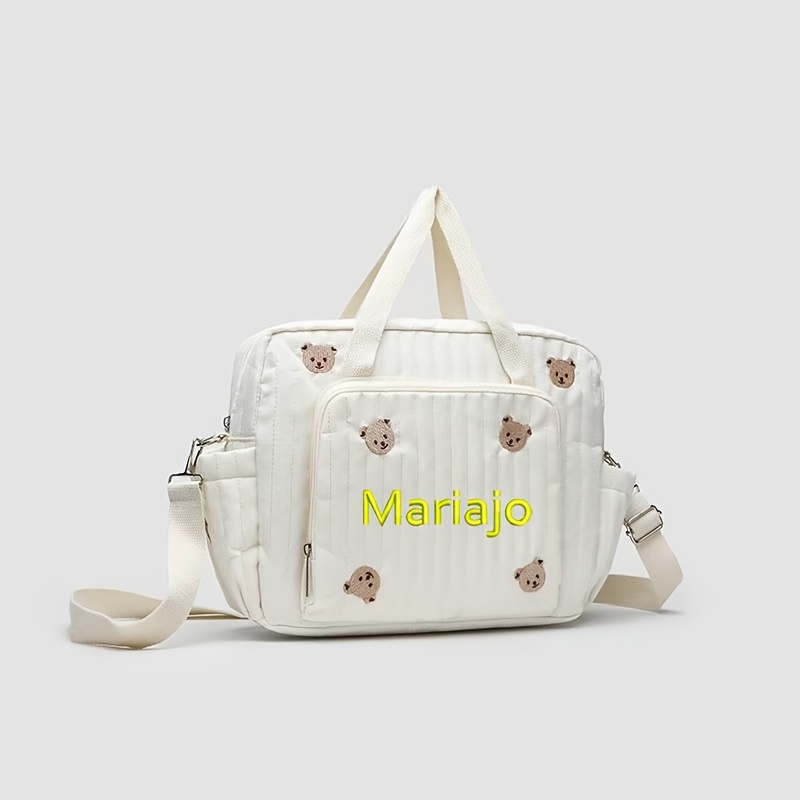 1PC Bear & tulip Pattern Trave - Embroidery Font Free recension och pris