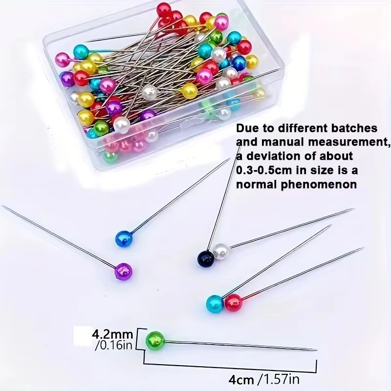 200/100Pcs Fashion Sewing Need - Embroidery Glass Beads recension och pris