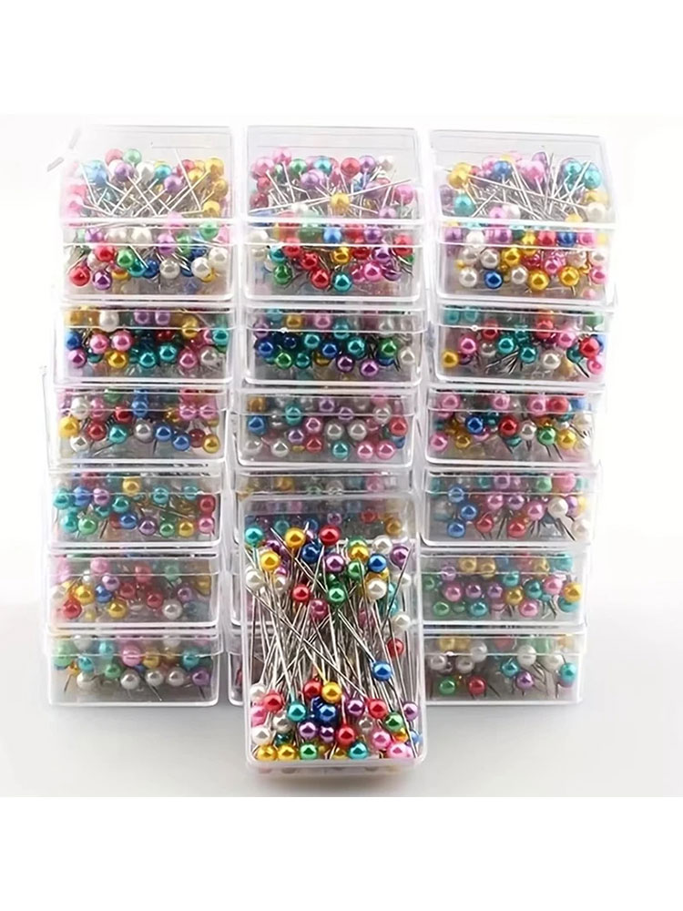New 100pcs Fashion Sewing Need - Embroidery Glass Beads recension och pris