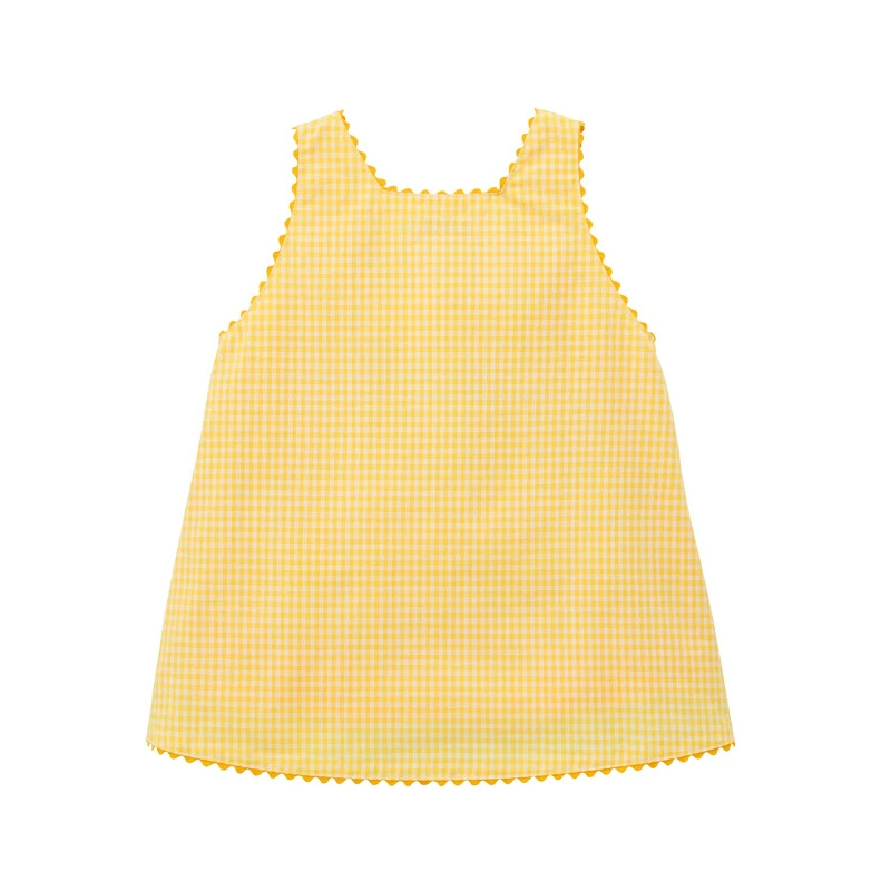 3-6Y Cotton Yellow Cotton Cute - Embroidery Yellow Dress recension och pris