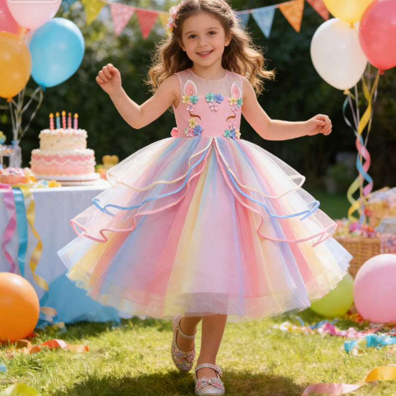 Carnival Clothing Girl Colorfu - Embroidery Unicorn recension och pris