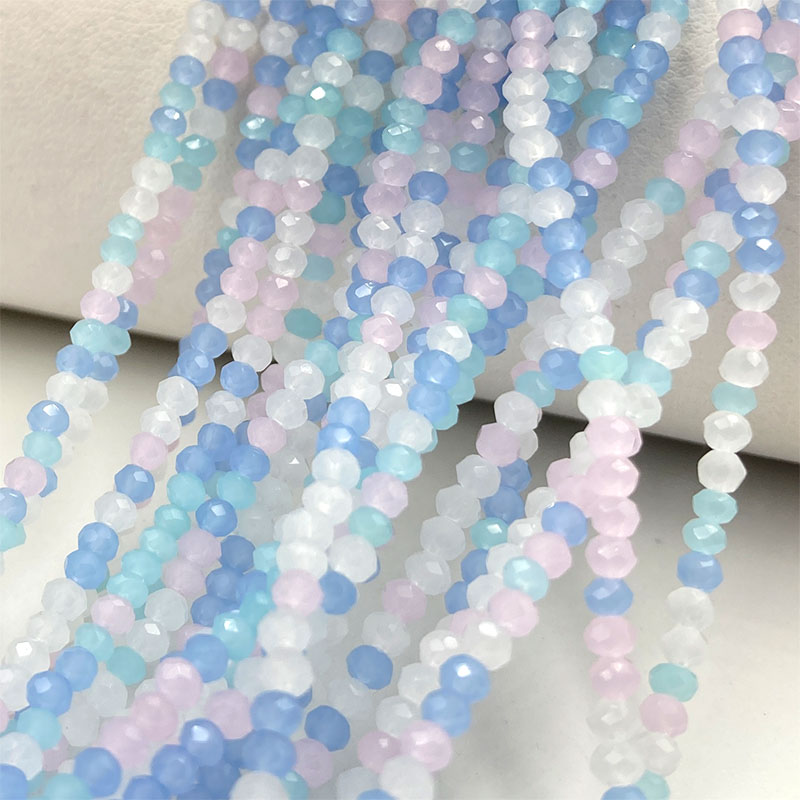 2mm Mixed Color Faceted Crysta - Embroidery Glass Beads recension och pris