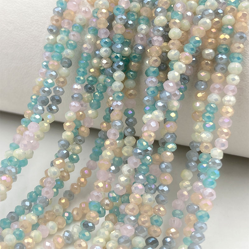 2mm Mixed Color Faceted Crysta - Embroidery Glass Beads recension och pris