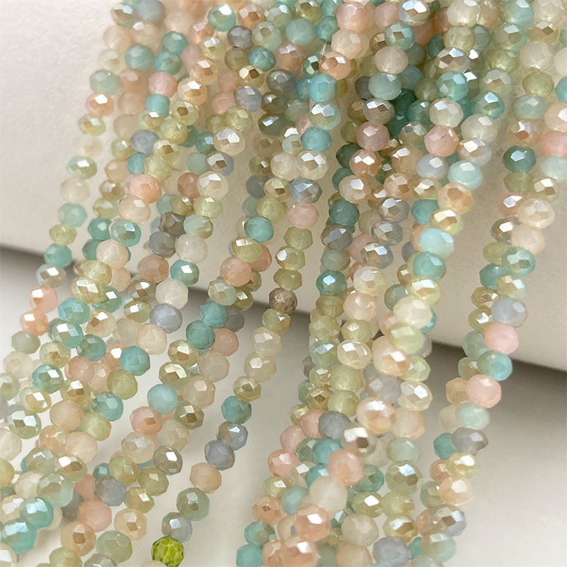 2mm Mixed Color Faceted Crysta - Embroidery Glass Beads recension och pris