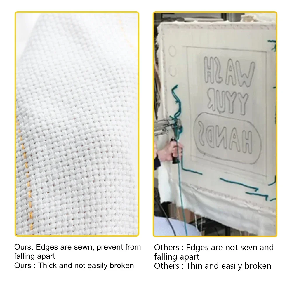 Upgraded Primary Tufting Cloth - Punch Needle Handle recension och pris