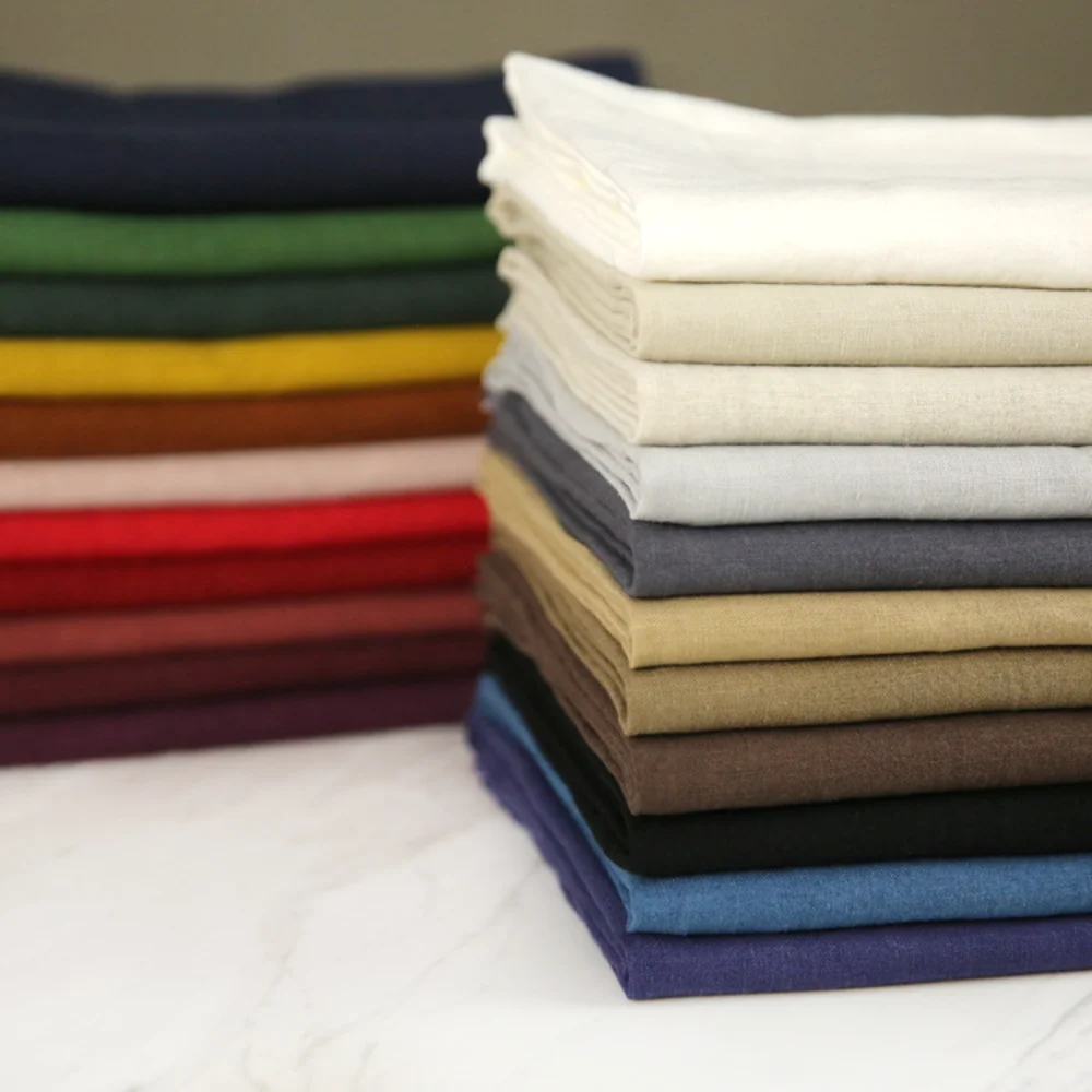 100% Pure Linen Natural Fibers - Linen Fabric Natural recension och pris