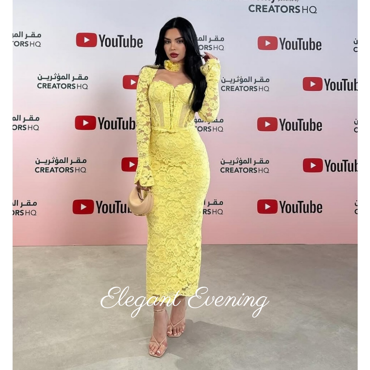 Yellow Lace Prom Dress Mermaid - Embroidery Yellow Dress recension och pris