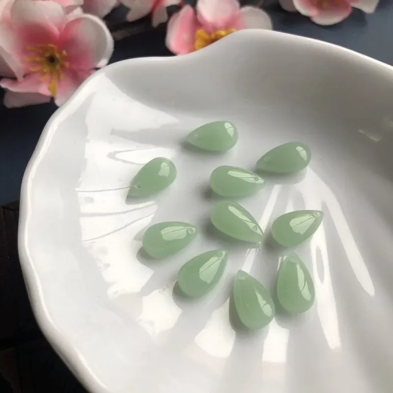 20pc 8x14mm Mix Color Water Dr - Embroidery Glass Beads recension och pris