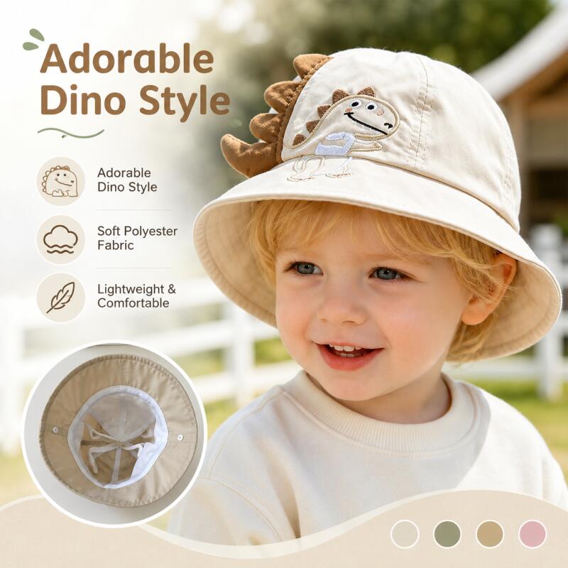 Korean Baby Bucket Hat Cartoon - Embroidery Letter recension och pris
