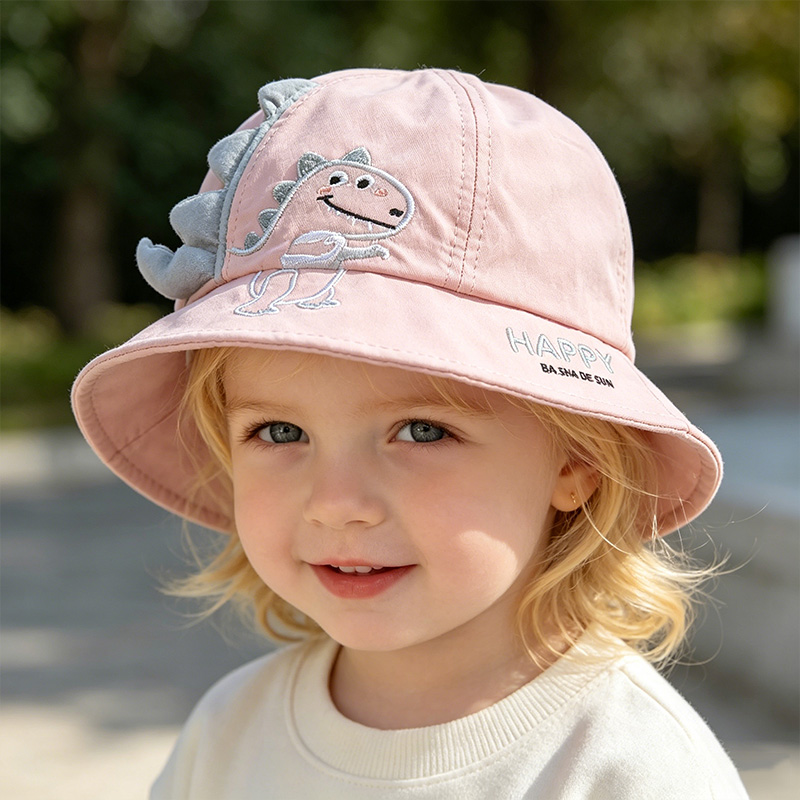 Korean Baby Bucket Hat Cartoon - Embroidery Letter recension och pris