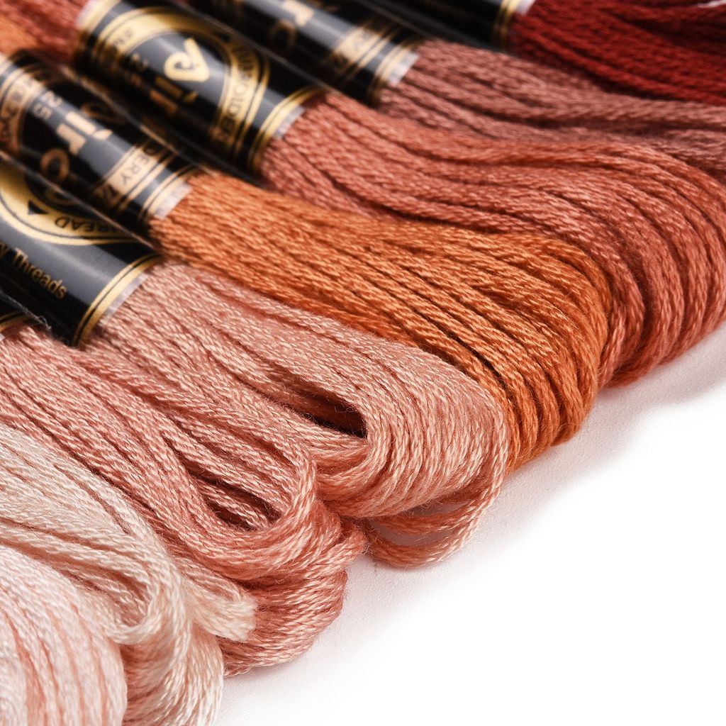1Set 8 Skeins 0.5mm 6-Ply Poly - Embroidery Threads recension och pris