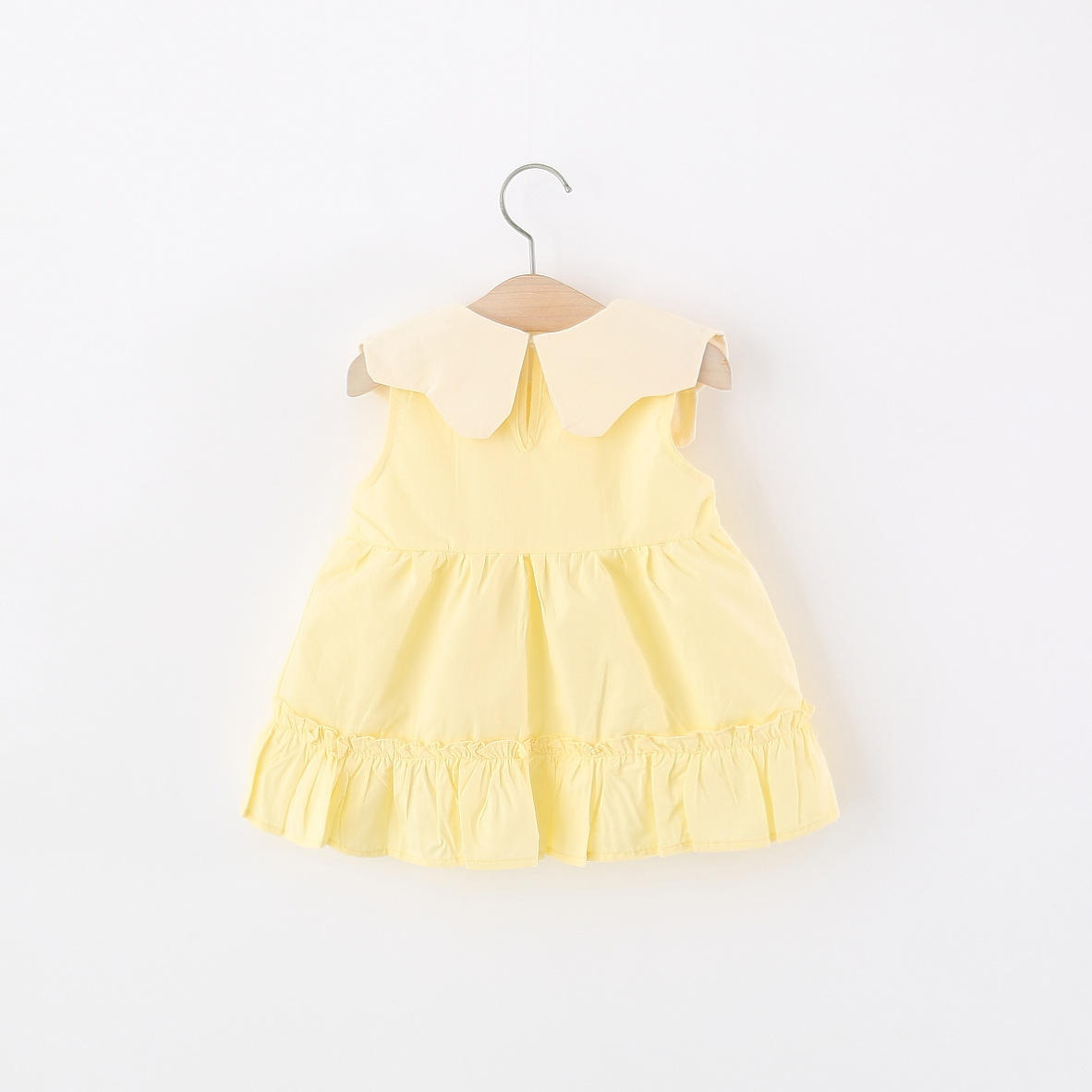 Toddler Girl Yellow Cotton Dre - Embroidery Yellow Dress recension och pris